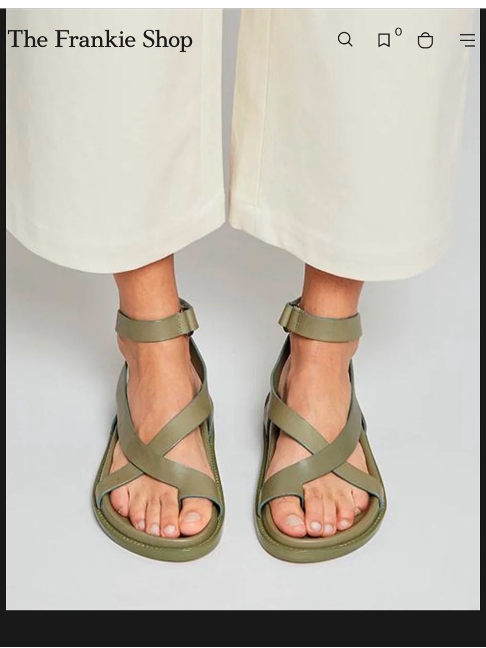 Porte & Paire x The Frankie Shop Cross Sandal